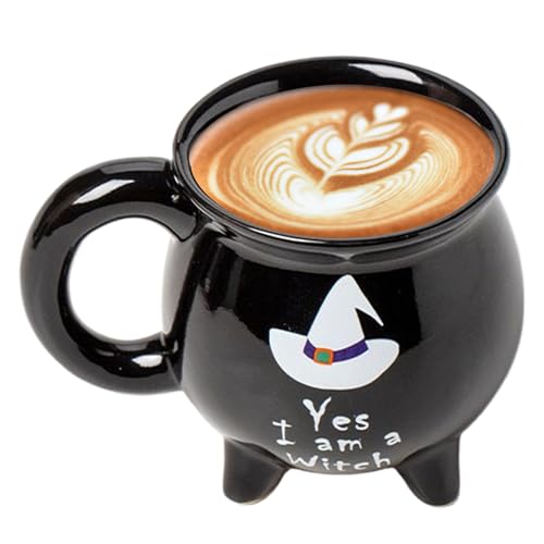 Bajbumgn Hexenkessel Becher | Halloween Hexenkessel Keramik Kaffeetasse - Gruselige Trinkgefäße Für Heiße Kalte Getränke Tee Latte Saft Wohnzimmer Küche Büro Feiertag Geburtstag Erwachsene Bajbumgn Hexenkessel Becher | Halloween Hexenkessel Keramik Kaffeetasse - Gruselige Trinkgefäße Für Heiße Kalte Getränke Tee Latte Saft Wohnzimmer Küche Büro Feiertag Geburtstag Erwachsene von Bajbumgn