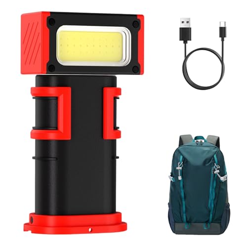 Bajbumgn LED Wiederaufladbare Arbeitsleuchte 180 Grad Schwenkbar - Auto Arbeitslampe,Mit Doppelhaken Type-C Magnet Digitaldisplay Für Auto Werkstatt Truck Camping Unter Motorraum Bajbumgn LED Wiederaufladbare Arbeitsleuchte 180 Grad Schwenkbar - Auto Arbeitslampe,Mit Doppelhaken Type-C Magnet Digitaldisplay Für Auto Werkstatt Truck Camping Unter Motorraum von Bajbumgn