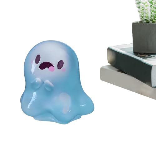 Bajbumgn Miniatur Figuren | Leuchtende Resin Figuren Kleine Garten Deko - Saisonales Wohnaccessoire Für Schreibtisch Bücherregal Wohnzimmer Halloween Deko von Bajbumgn
