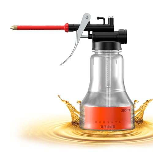 Bajbumgn Oiler Can | 350ml Sprühöl - Schmierspender mit gerader Tülle für Garage Kleingeräte Elektronik Industrie von Bajbumgn