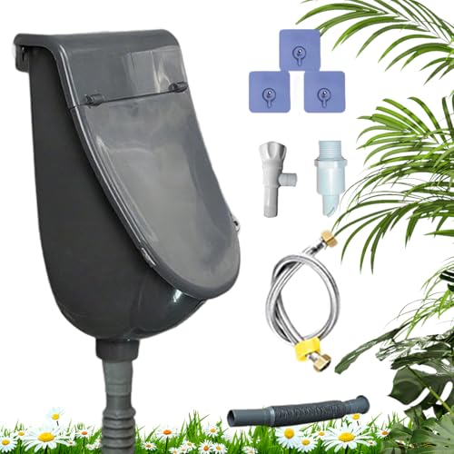 Bajbumgn Outdoor Urinal | Urinableiter - Geruchlose Wandmontierte Toilette Mit Deckel Urintrenner Für Männer Garten Camping von Bajbumgn