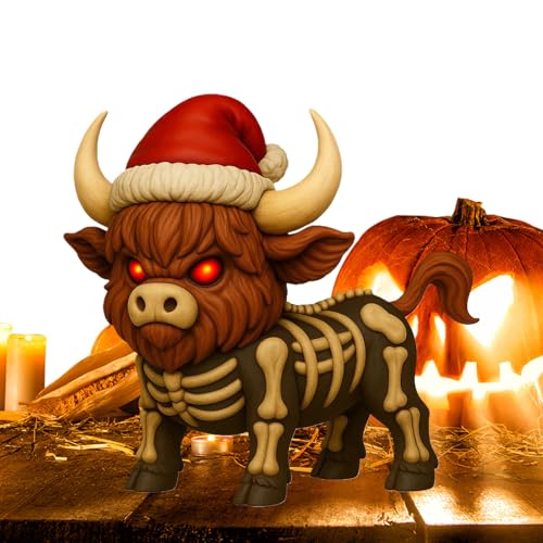 Bajbumgn Schottisches Hochlandrind Figuren - Halloween Deko Schottisches Kalb Figurine - Gruselige Wohnaccessoires Für Wohnzimmer Einfahrt Wohnung Friedhof Haustür Eingangsbereich Terrasse Bajbumgn Schottisches Hochlandrind Figuren - Halloween Deko Schottisches Kalb Figurine - Gruselige Wohnaccessoires Für Wohnzimmer Einfahrt Wohnung Friedhof Haustür Eingangsbereich Terrasse von Bajbumgn
