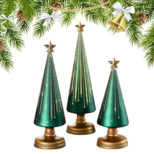 Bajbumgn Weihnachtsbaum Nachtlicht Mit Sternen,3 Teile Kunstharz Weihnachtsbaum Schmuck | Festdekoration Für Büro Wohnung Schule Auto Geburtstag Wohnzimmer Bajbumgn Weihnachtsbaum Nachtlicht Mit Sternen,3 Teile Kunstharz Weihnachtsbaum Schmuck | Festdekoration Für Büro Wohnung Schule Auto Geburtstag Wohnzimmer von Bajbumgn