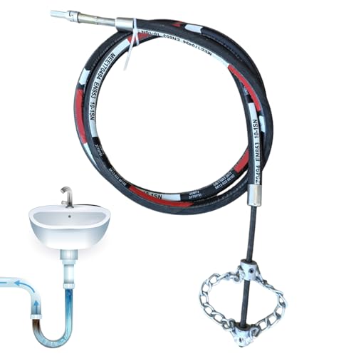 Flex-Shaft Sewer Descaling Chain, Multi-Purpose PVC Pipe Maintenance Tool, Cable Sewers Dredge Flex, Rotary Oil Pollution in Pipeline Blocks Drilling Tools, for Toilet Bathroom Kitchen Flex-Shaft Sewer Descaling Chain, Multi-Purpose PVC Pipe Maintenance Tool, Cable Sewers Dredge Flex, Rotary Oil Pollution in Pipeline Blocks Drilling Tools, for Toilet Bathroom Kitchen von Bajbumgn