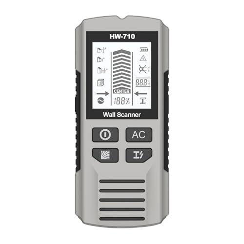 Multifunctional Handheld Metal & Wall Detector, Portable Wire Pipe Powers Scanner, HD LCD Display and Audio Alarm, High Sensitivity Sensor, Stud Finder Tool for Detecting Metal, Cables, Wood Multifunctional Handheld Metal & Wall Detector, Portable Wire Pipe Powers Scanner, HD LCD Display and Audio Alarm, High Sensitivity Sensor, Stud Finder Tool for Detecting Metal, Cables, Wood von Bajbumgn