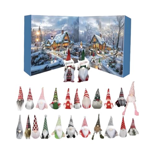 Wichtel Adventskalender 2025, 24 Tage Weihnachtswichtel Countdown Kalender, Plüsch Wichtel Figuren Deko, Weihnachtswichtel Dekorationen Für Kinder Und Erwachsene Wichtel Adventskalender 2025, 24 Tage Weihnachtswichtel Countdown Kalender, Plüsch Wichtel Figuren Deko, Weihnachtswichtel Dekorationen Für Kinder Und Erwachsene von Bajbumgn