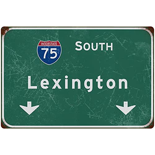 Vintage Highway Blechschild South Lexington Interstate 75 Wanddekoration Bar Club Flughafen Home Garage Richtungsschild Vintage Wanddekoration 30,5 x 45,7 cm Vintage Highway Blechschild South Lexington Interstate 75 Wanddekoration Bar Club Flughafen Home Garage Richtungsschild Vintage Wanddekoration 30,5 x 45,7 cm von Bakaevsm