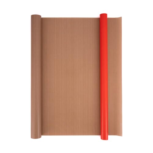 Bake-O-Glide STD0660 Cooking and Baking Sheet, Woven Glass Fabric Coated in 100% PTFE, braun, 1m x 660mm von Bake-O-Glide