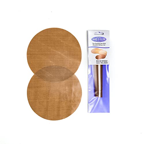 Bake-O-Glide Vorgeschnittene Kreise, Gewebtes Glasgewebe, beschichtet mit 100% PTFE, braun, 6 inches von Bake-O-Glide