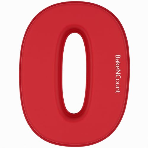 BakeNCount Kuchen Backform-Set (Zahl 0) von BakeNCount