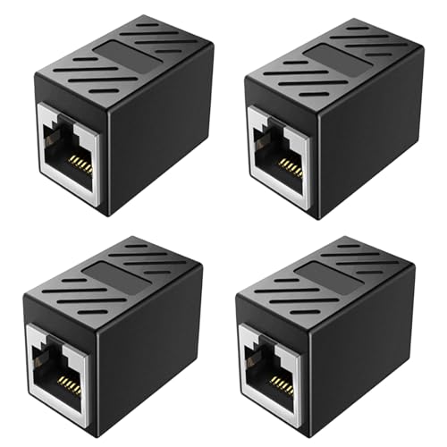 4 Stück RJ45 Kupplung CAT7 CAT6 Kupplung Verbinder LAN Kupplung für LAN Kable Verlängerung LAN Verbinder Netzwerkkabel Ethernet Kabel Patchkabel für Cat 7 Cat6 Cat5 Cat5e WiFi Extender Verbindung 4 Stück RJ45 Kupplung CAT7 CAT6 Kupplung Verbinder LAN Kupplung für LAN Kable Verlängerung LAN Verbinder Netzwerkkabel Ethernet Kabel Patchkabel für Cat 7 Cat6 Cat5 Cat5e WiFi Extender Verbindung von BakeWhiz