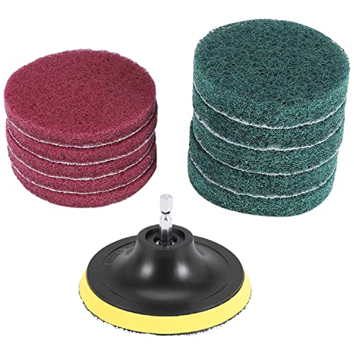 Bakemoro 11 Teiliges Power Scrubber BüRsten Set Polierpad für Bohrbetriebene BüRsten Fliesen Scrubber Reinigungs Polster von Bakemoro