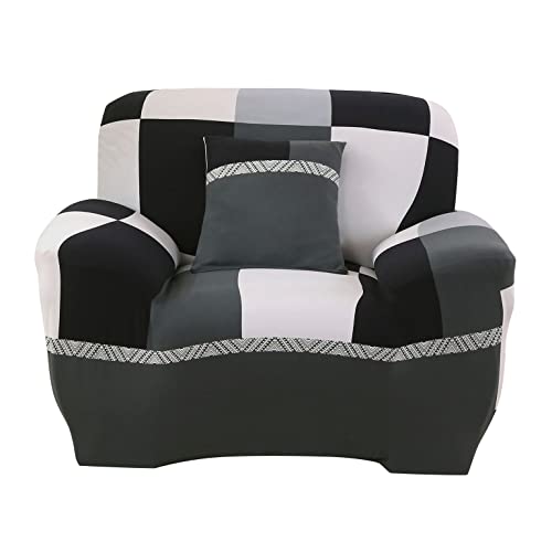 Bakemoro Weicher Sofabezug für Wohnzimmer, elastischer Stuhlschutz, Couchbezug, Sofa-Schonbezug, D von Bakemoro