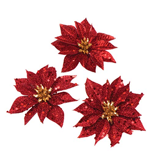Baker Ross AR844 Glitzer-Weihnachtsstern, Kunstblumen, Dekoration oder Weihnachtsbasteln, 8 Stück, Sortiert Baker Ross AR844 Glitzer-Weihnachtsstern, Kunstblumen, Dekoration oder Weihnachtsbasteln, 8 Stück, Sortiert von Baker Ross