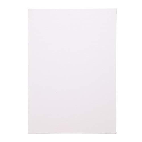 Baker Ross AW791, grundierte und gespannte Blanko-Leinwand, A4-Format, perfekt für Malerei und Künstler, Weiß, 4 Stück von Baker Ross