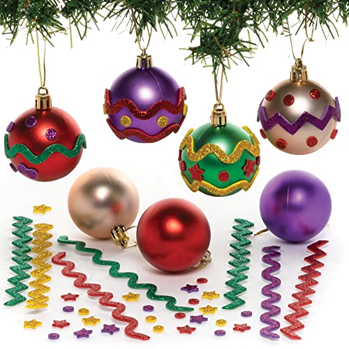 Baker Ross FC202 Weihnachten Dekoration Bastelset - Packung mit 8, Bastelt Eure Eigenen Weihnachtsdekorationen, Kugel Dekorationen für Kinder zum Basteln und Aufhängen Baker Ross FC202 Weihnachten Dekoration Bastelset - Packung mit 8, Bastelt Eure Eigenen Weihnachtsdekorationen, Kugel Dekorationen für Kinder zum Basteln und Aufhängen von Baker Ross