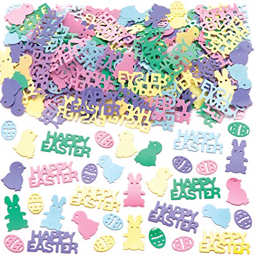 Baker Ross Pailletten „Ostern“ (pro Packung) – für Kinder zum Basteln und Gestalten zu Ostern von Baker Ross