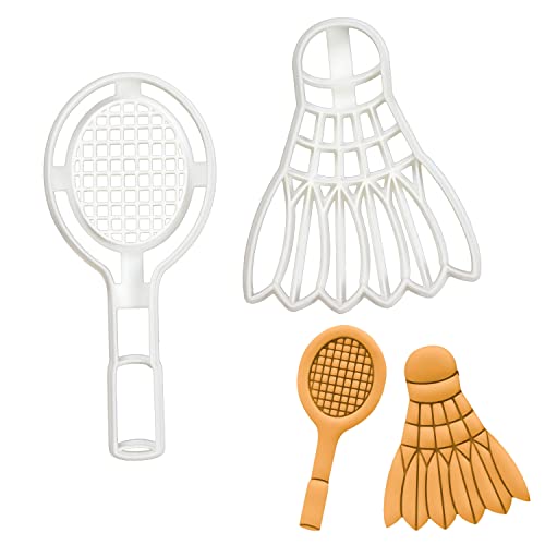 2er Badminton Ausstechformen (Formen: Schläger und Federball), 2 Teil von bakerlogy