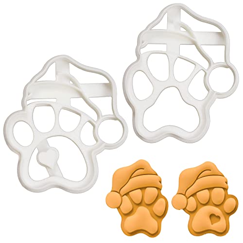 2er Set Santa Pfote Ausstechformen (Formen: Süße und Realistisch), 2 Teil von bakerlogy
