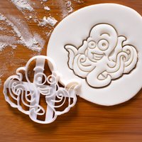 Krake Ausstechform Meerestier Backform von Bakerlogy