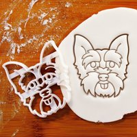 Yorkshire Terrier Cookie Cutter | Gesicht Yorkie Hunde Leckerli Backform Yorkshire Terrier Cookie Cutter | Gesicht Yorkie Hunde Leckerli Backform von Bakerlogy