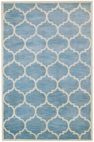 Bakero Florida, Wool, Hellblau, 183 x 122 x 1.5 cm von Bakero