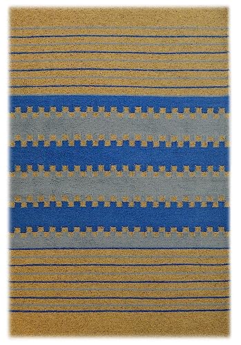 Bakero Kilim 58 lt. Braun/Blau, 120 x 180 cm von Bakero