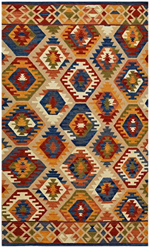 Bakero Kilim Classic 17118, Wolle, Mehrfarbig, 155 x 240 cm von Bakero