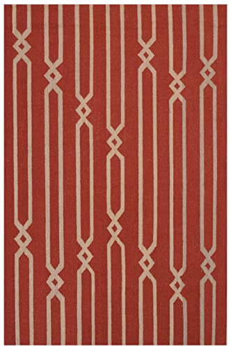 Kilim D Nr. 799 Terra 140x200 cm von Bakero