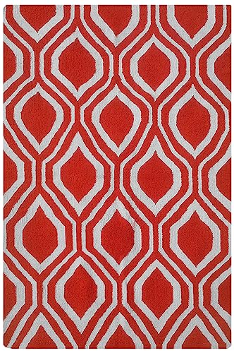 Kilim JP 11165 Orange/Weiß, 160 x 240 cm von Bakero