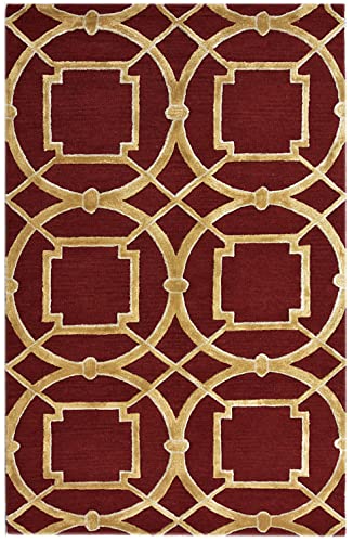 Margarita 1504A Red 120x180cm Margarita 1504A Red 120x180cm von Bakero