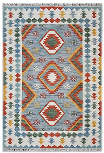 Peru 1303 Blue/Multi 155x240cm Peru 1303 Blue/Multi 155x240cm von Bakero