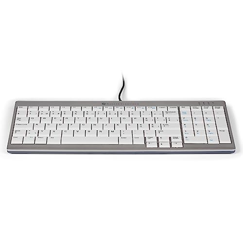 BakkerElkhuizen UltraBoard 960 Standard Compact Tastatur, Schweizer Layout Qwertz, Kabelgebunden, Hellgrau/Weiß BakkerElkhuizen UltraBoard 960 Standard Compact Tastatur, Schweizer Layout Qwertz, Kabelgebunden, Hellgrau/Weiß von BakkerElkhuizen