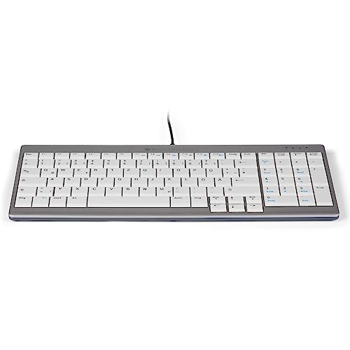 BakkerElkhuizen UltraBoard 960 Standard Compact Tastatur, deutsches Layout Qwertz, Kabelgebunden, Hellgrau/Weiß BakkerElkhuizen UltraBoard 960 Standard Compact Tastatur, deutsches Layout Qwertz, Kabelgebunden, Hellgrau/Weiß von BakkerElkhuizen