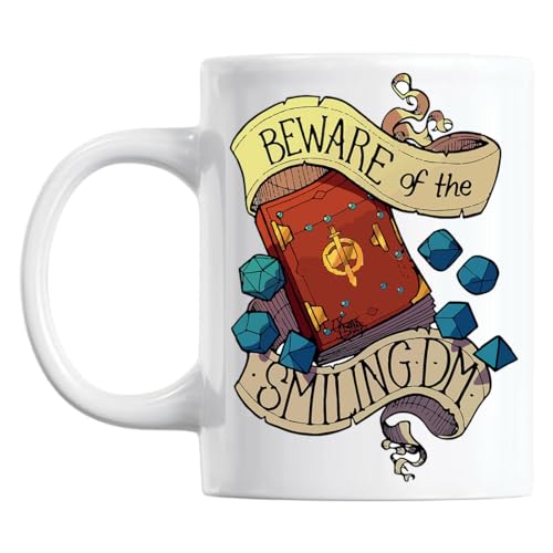 BakoIsland Beware Of The Smiling Dungeon Master Klassische Teetasse Kaffeetasse von BakoIsland