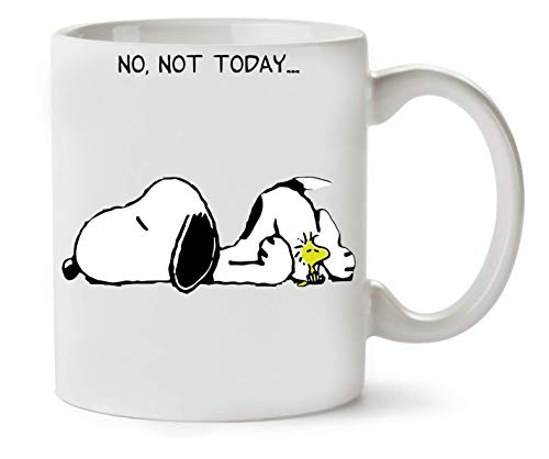 BakoIsland No Not Today Snoopy Dog Klassische Teetasse Kaffeetasse von BakoIsland