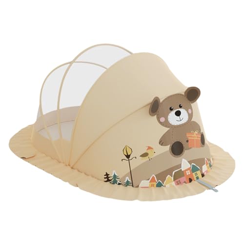 Balakaka Baby Faltbare Moskitonetz 110x60x65cm, Pop-up Kinder Baby Licht Blockieren Moskitonetz Anti-Moskito, Tragbares Baby Reisezelt Krippe für 0-5 Jahre Baby von Balakaka