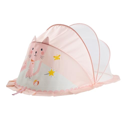 Balakaka Baby Faltbare Moskitonetz 110x60x65cm, Pop-up Kinder Baby Licht Blockieren Moskitonetz Anti-Moskito, Tragbares Baby Reisezelt Krippe für 0-5 Jahre Baby von Balakaka
