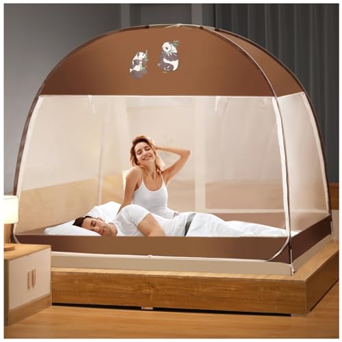 Balakaka Moskitonetz Bett 180 x 200 cm, Faltbares Bett-Moskitonetz Einfache Installation, Tragbares Doppeltür-Moskito-Campingzelt für Outdoor Schlafzimmer von Balakaka