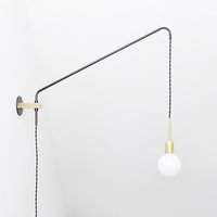 Messing Und Oxidierter Stahl Minimale Moderne Wandlampe, Potenzlampe, Balance Lampe von BalanceLamp