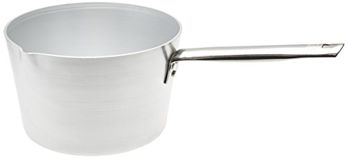 Agnelli Konischer Töpfe Kochtopf mit dem Dachrinne und die Türgriff, Aluminium, Silber Agnelli Konischer Töpfe Kochtopf mit dem Dachrinne und die Türgriff, Aluminium, Silber von Baldassare Agnelli