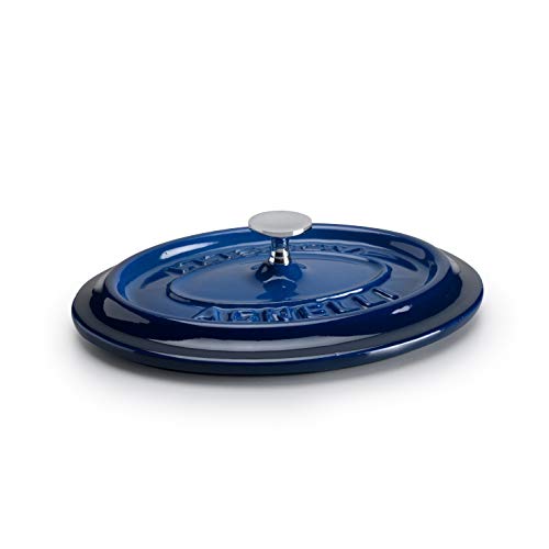 Pentole Agnelli SLOWCOOK Deckel Oval, 12 x 9 cm blau von Baldassare Agnelli