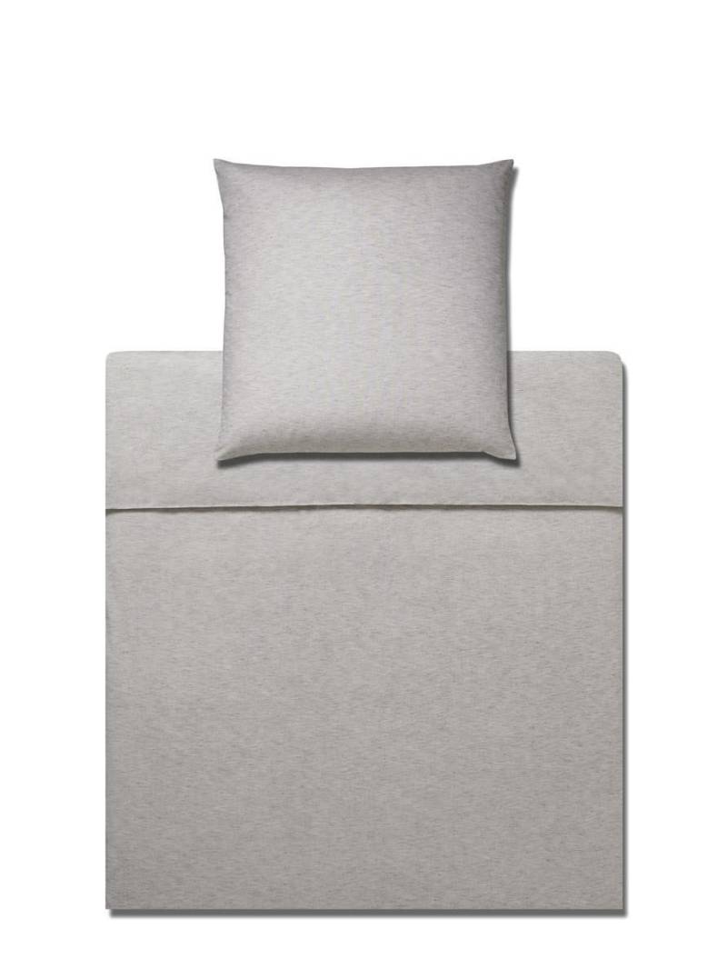 Baldessarini Perkal Bettwäsche 135x200 Cary Pepper uni meliert hellgrau 8801-02 von Elegante bed-line fashion GmbH