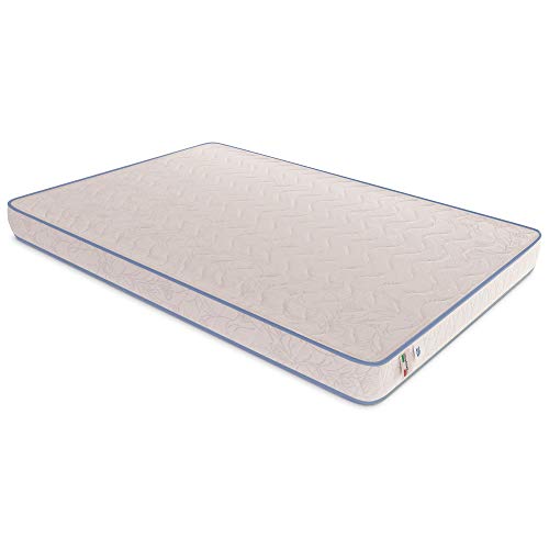 Baldiflex Einzelbettmatratze mit antiallergischem Bezug, Größe 85 x 190 cm, H 16 cm, Basic, orthopädisch, mittelfest, 100% Made in Italy von Baldiflex