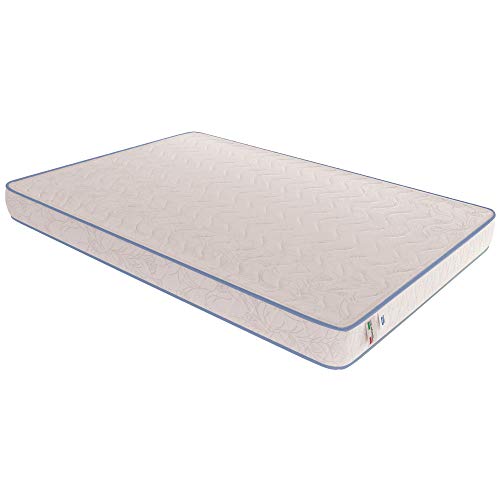 Baldiflex Einzelbettmatratze mit hypoallergenem Bezug, Größe 70 x 200 cm, Höhe 20 cm, Basic, orthopädisch, mittelfest, 100% Made in Italy von Baldiflex
