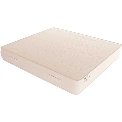 Baldiflex Emporio Amazonia Top-Matratze, mit antiallergischem und milbenbeständigem Bezug, für Doppelbett, aus 4 cm dickem Memory-Schaum und 17 cm dickem Wasserschaum, Polyurethan, weiß, 160x200x23 cm von Baldiflex