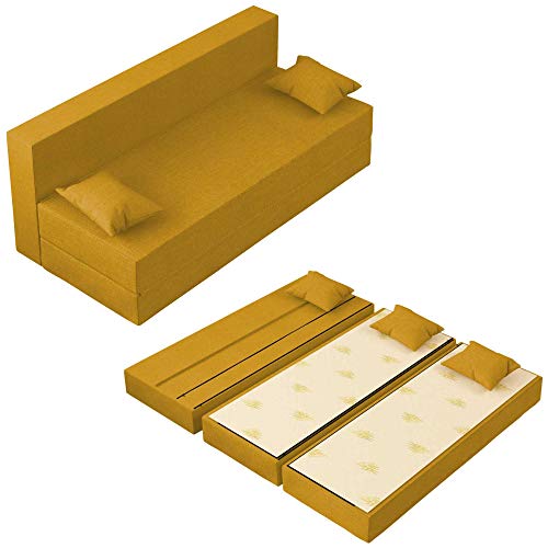 Baldiflex TreTris 3-Sitzer-Sofa, Bezug abnehmbar und waschbar, Farbe Amber Baldiflex TreTris 3-Sitzer-Sofa, Bezug abnehmbar und waschbar, Farbe Amber von Baldiflex