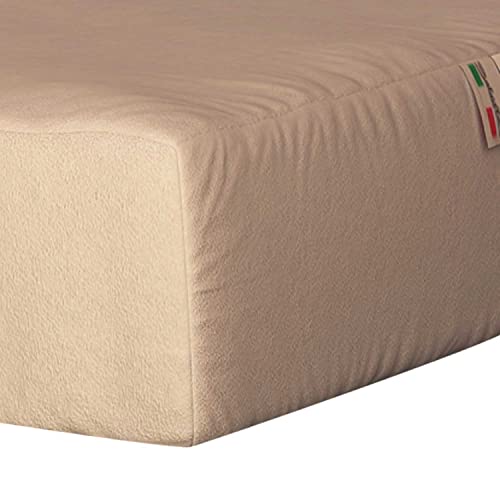 Baldiflex Wasserabweisender Matratzenschoner für Einzelbett, für Matratze 80 x 190 cm, schützt die Matratze bis zu 30 cm, elastische Ecken von Baldiflex