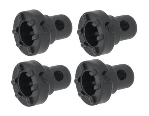 Baldo-direkt 4 x Coffee Machine 'Perfect Crema' Filter Pins, Auslaufverteiler Emulgator schwarz mit dem Originalcode (996530036551) 4301007000 von Baldo-direkt