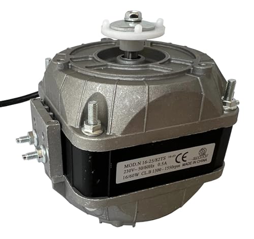 Ventilatormotor für Kühlschrank, Lüftermotor, 16W, Universellmotor für Kühlschrank, Gefrierschrank, Kühltheke, Kühlmaschine 16W 230V 50Hz Ventilatormotor für Kühlschrank, Lüftermotor, 16W, Universellmotor für Kühlschrank, Gefrierschrank, Kühltheke, Kühlmaschine 16W 230V 50Hz von Baldo-direkt